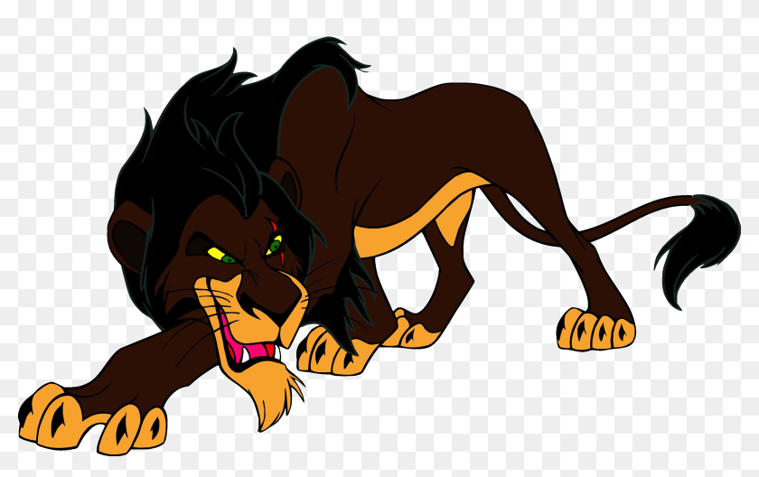 lion king scar and hyenas