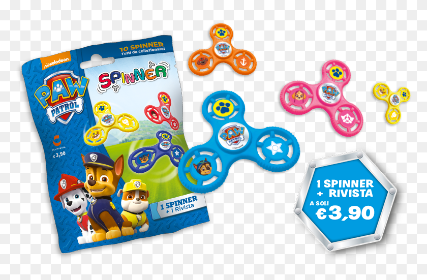 paw patrol spinner