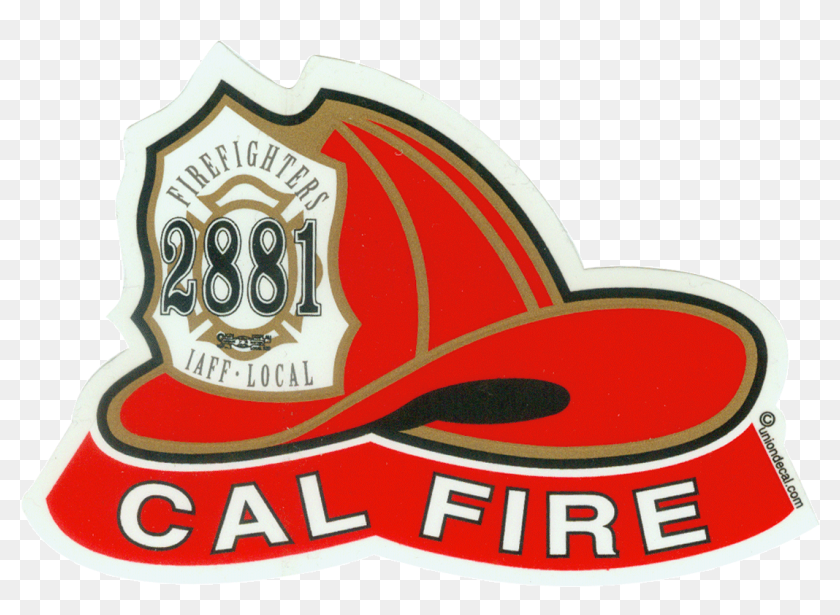 Local 2881 Cal Fire Helmet Sticker - Baseball Cap, HD Png Download ...