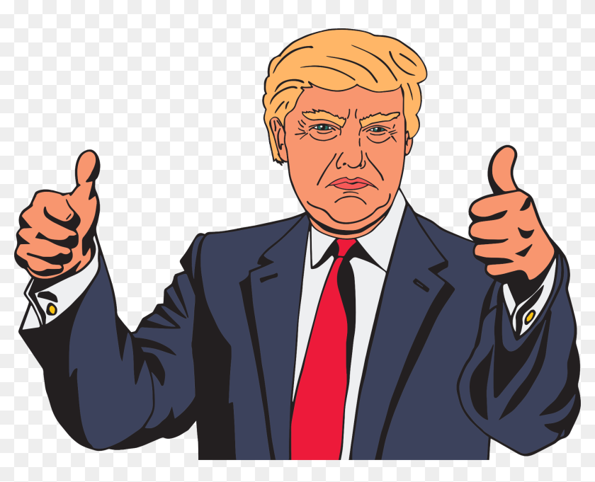 Trump Thumbs Up Clipart, HD Png Download - 1920x1466(#6841152) - PngFind