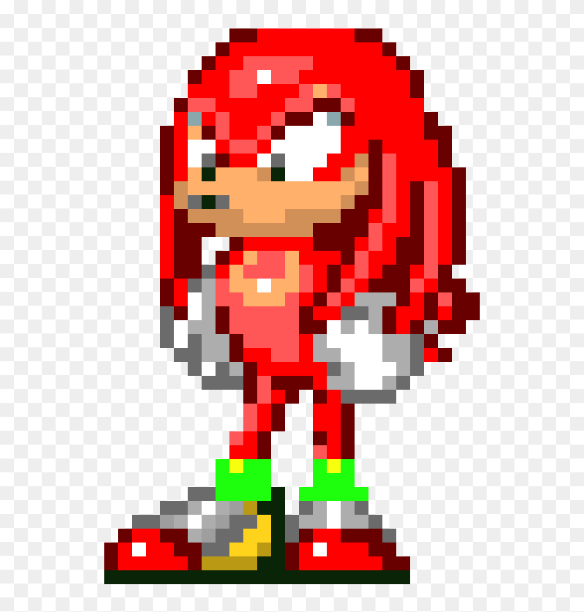 Knuckles Sonic 3 Sprite, HD Png Download - 780x1040(#6848982) - PngFind