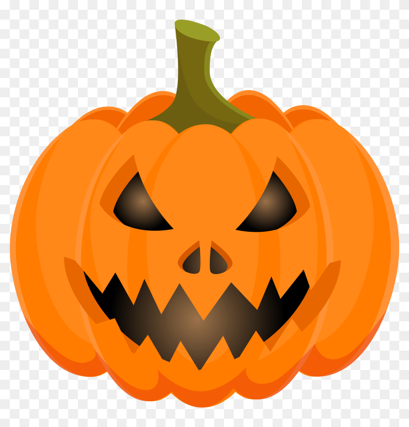 flaming halloween pumpkin clipart