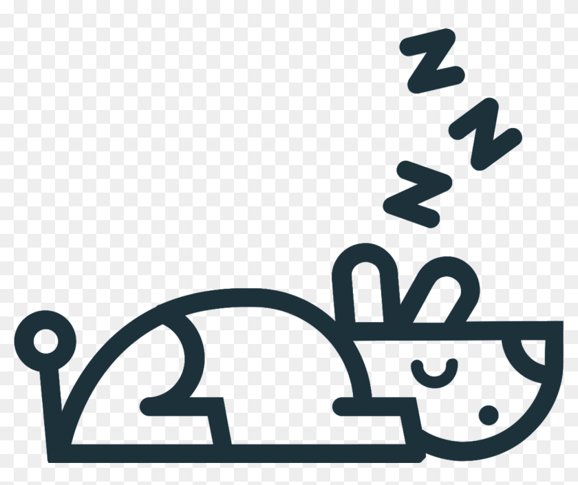 sleepy dog clipart black