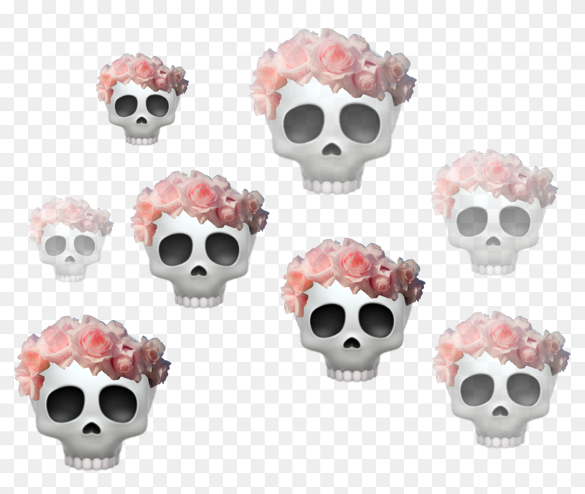 Emoji Crown Skeleton Skull Tumblr Heartcrown Roses Transparent Background Emoji Skulls Transparent Hd Png Download 2222x1773 6862246 Pngfind