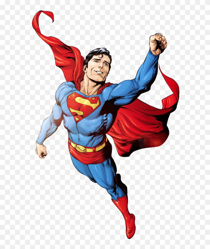Comic Superman, HD Png Download - 596x917(#6880076) - PngFind