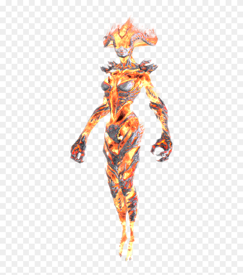 Transparent Skyrim Fire Atronach HD Png Download 420x881 6892942   689 6892942 Transparent Skyrim Fire Atronach Hd Png Download 