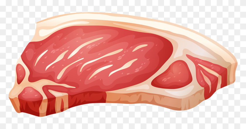 Meat Clipart Food - Meat Illustration, HD Png Download - 800x409