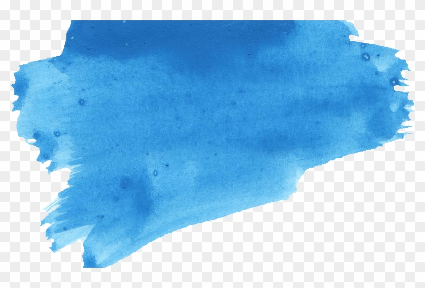 22 Blue Paint Brush Stroke (PNG Transparent)