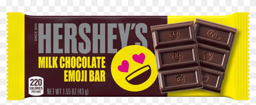 Hershey Milk Chocolate Emoji Bar Hd Png Download 3810x3810 6933775 Pngfind