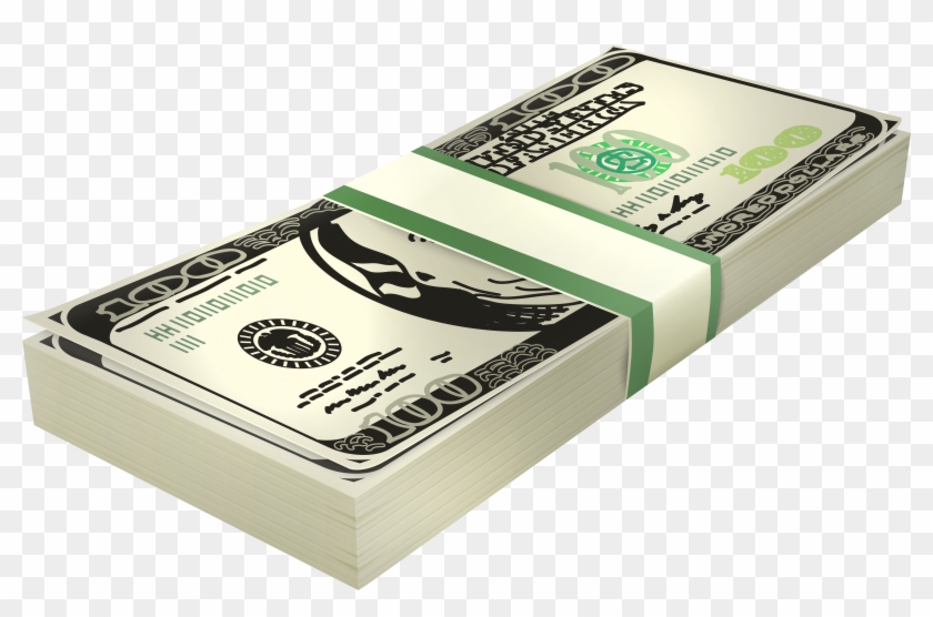 Stack Of 100 Us Dollar Banknotes Png Clipart - Box, Transparent Png ...