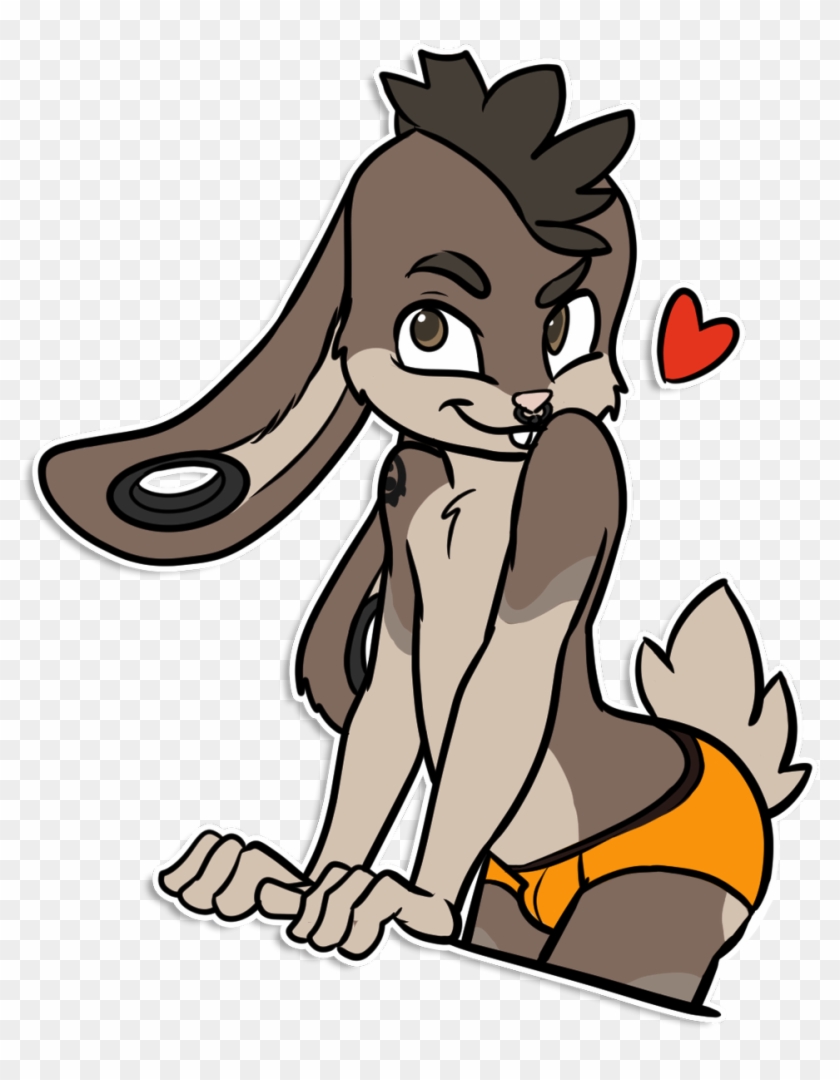 Lumi 🐰☕ On Twitter - Telegram Stickers Furry Rabbit, HD Png Download