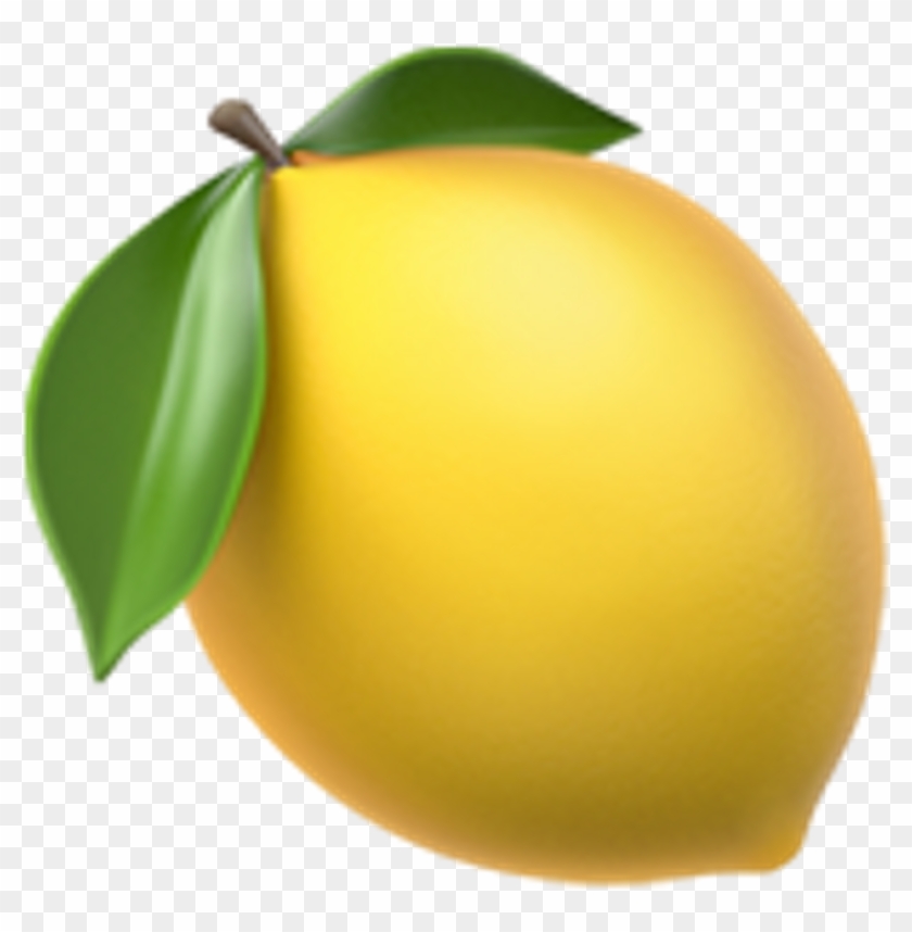 Apple Ios Yellow Sticker By - 🍋 Emoji, HD Png Download - 1024x1024 ...