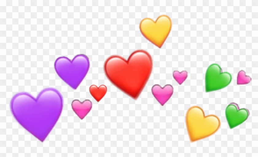 1024 X 1024 54 - Lot Of Emoji Hearts Png, Transparent Png - 1024x1024