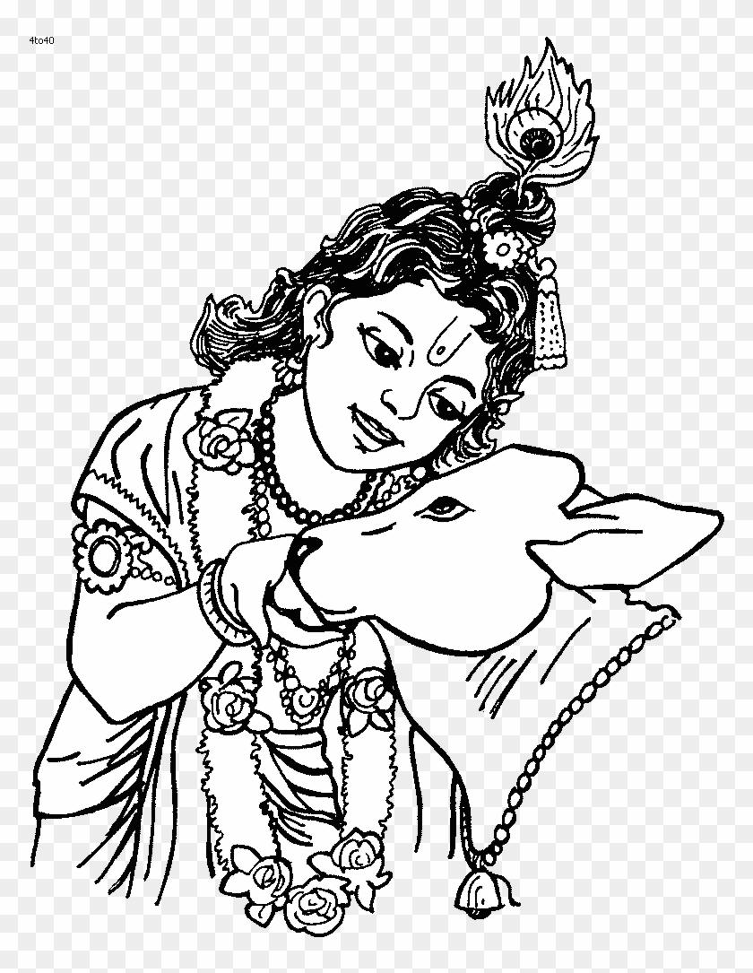 Traditional girl art, Krishna Janmashtami Drawing Bala Krishna Radha Krishna,  Hanuman, white, mammal, face png | PNGWing