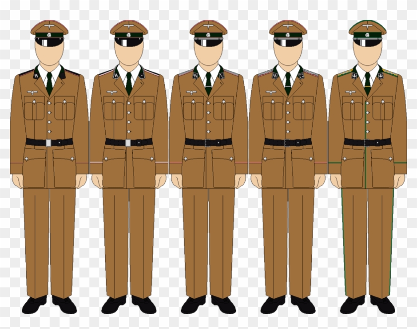 Clothes Clipart Policeman - Ss And Wehrmacht Uniform, HD Png Download ...