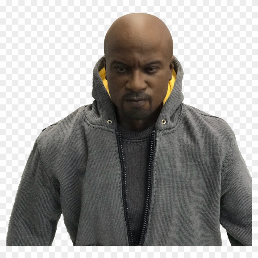 luke cage hoodie yellow lining