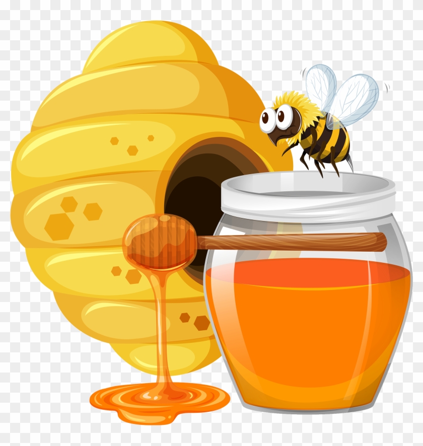 8 88893 Graphic Free Download Honey Cartoon With Transprent Honey 