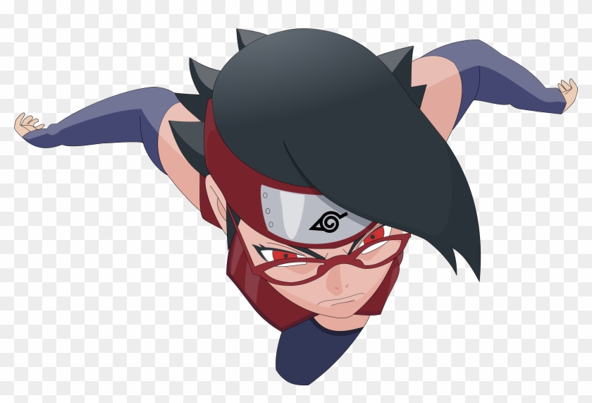 Art Sarada Rocket From Boruto Cartoon Hd Png Download 4936x2852 Pngfind