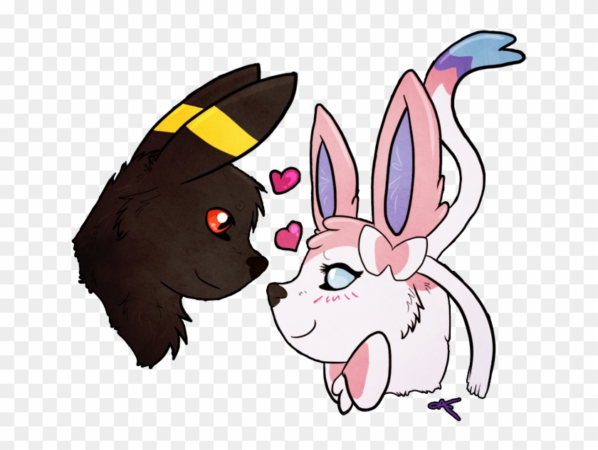 Clipart Library Library Bildresultat F - Sylveon And Umbreon In Love, HD Pn...