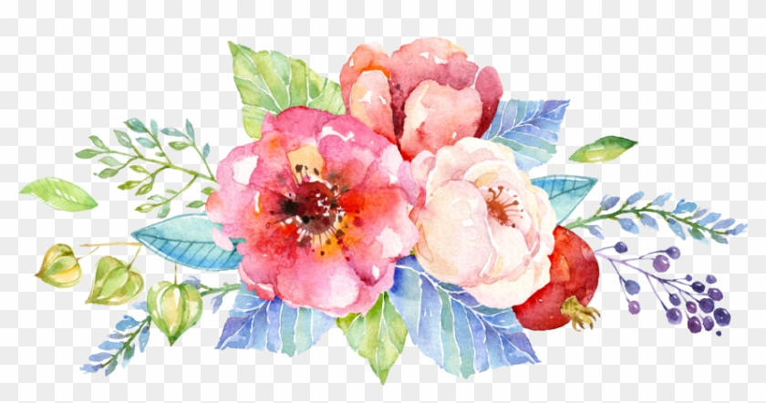 Download Free Png Download Watercolor Flower Background Design Peony Watercolor Painting For Invitation Transparent Png 850x407 826170 Pngfind