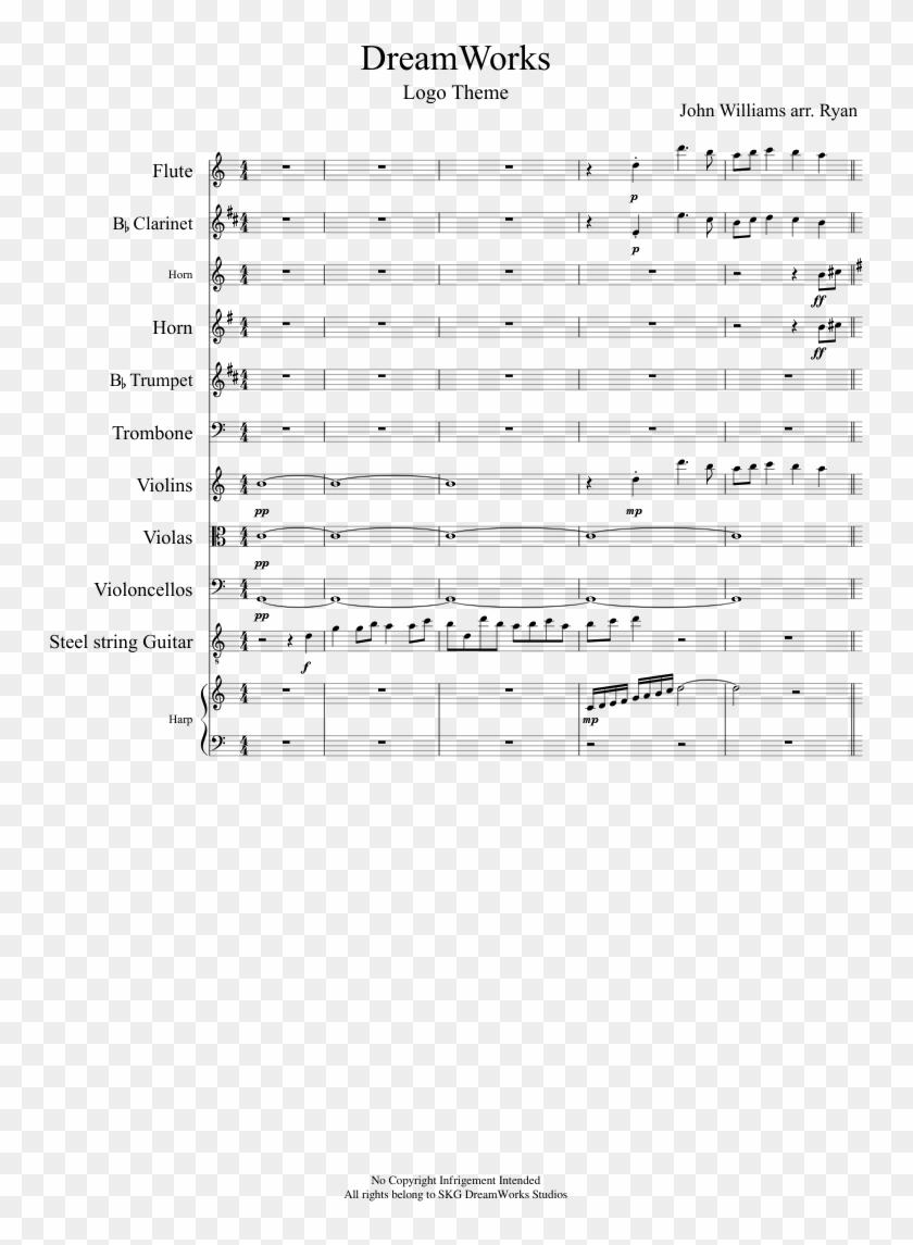 Dreamworks Theme Dreamworks Theme Song Piano Sheet Music Hd Png Download 827x1169 828168 Pngfind - bear piano songs roblox