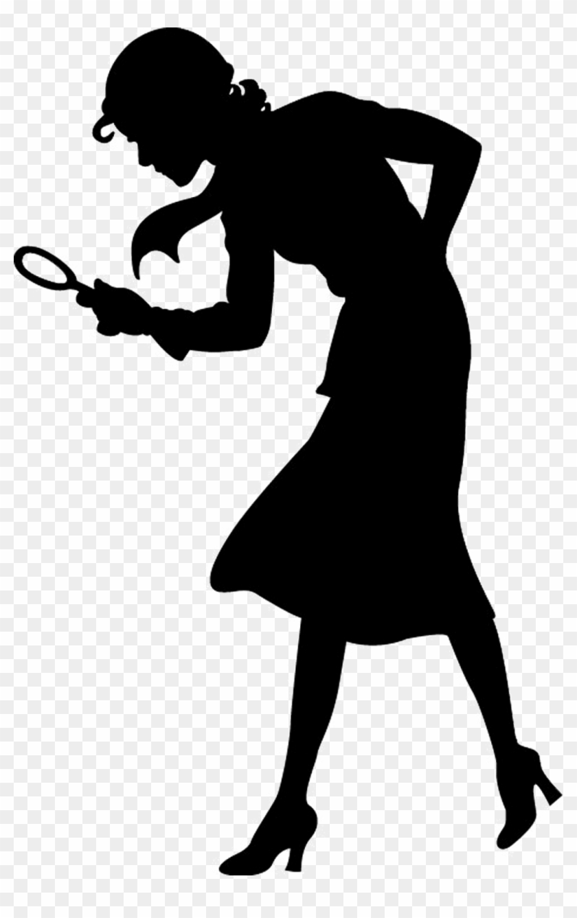 B>detective , Detective - Nancy Drew Silhouette, HD Png Download ...