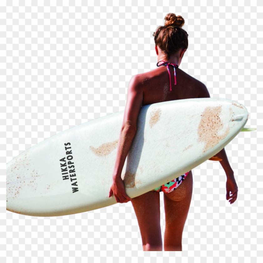 Girl Surfing Transparent Background Png Transparent Background
