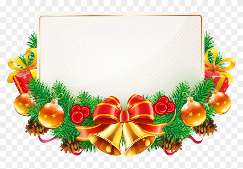 Christmas Transparent Background - Transparent Background Christmas Frames,  HD Png Download - 800x600(#859519) - PngFind