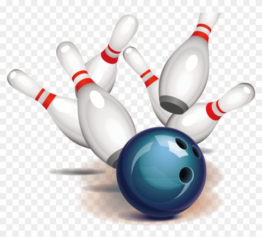 Bowling Ball Bowling Pin Strike Clip Art Vector Bowling, HD Png ...