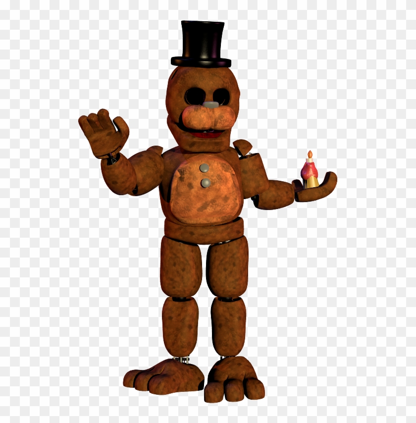 Coolio New Spicy Freddy By Theminegamer Coolio New - Fnaf 2 Withered Freddy  - Free Transparent PNG Clipart Images Download