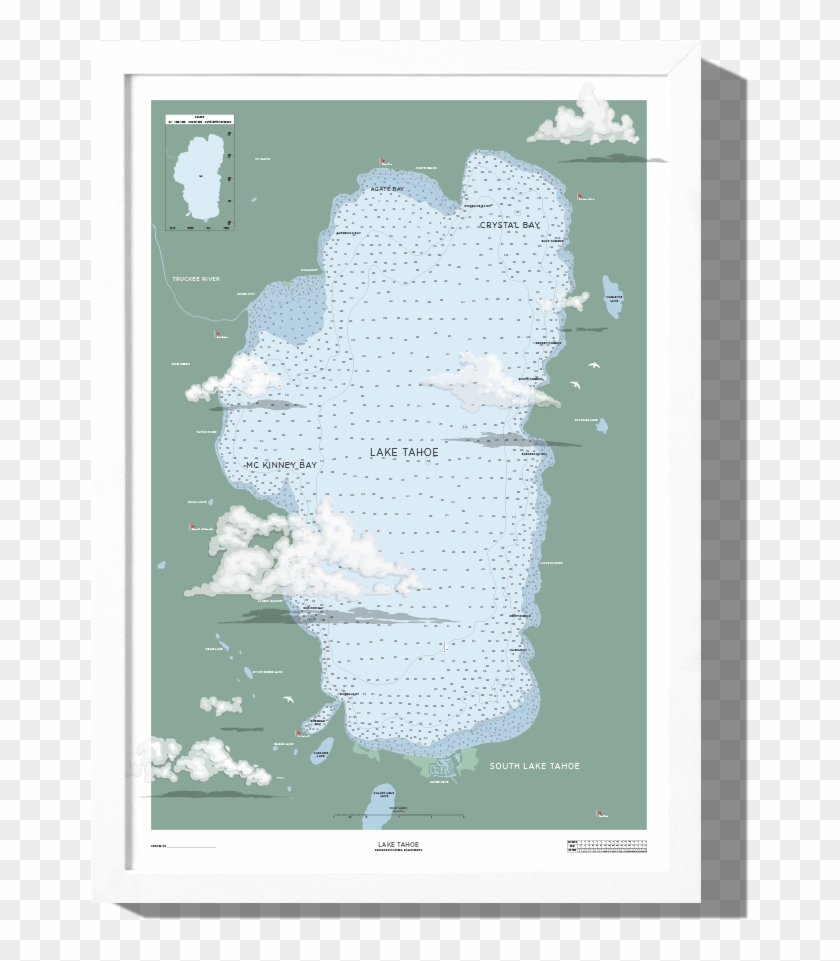 Lake Tahoe Nautical Chart