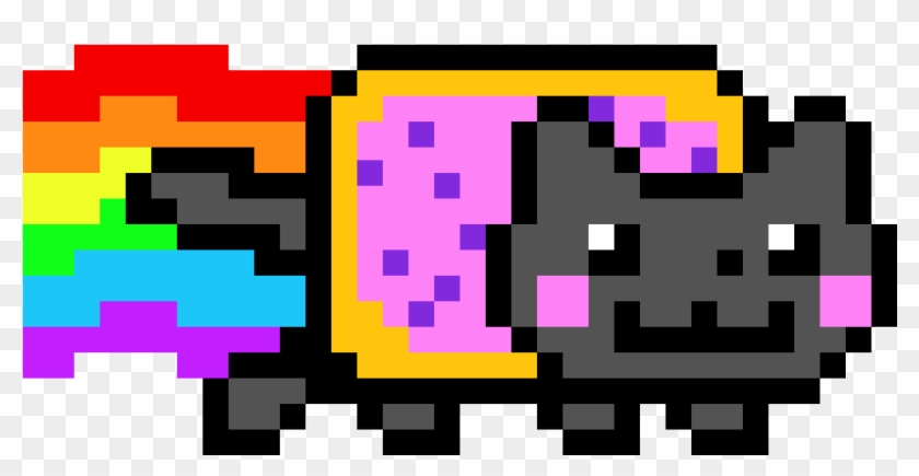 Nyan Cat - Пиксель Арт Нян Кэт, HD Png Download - 1125x645(#879378 ...