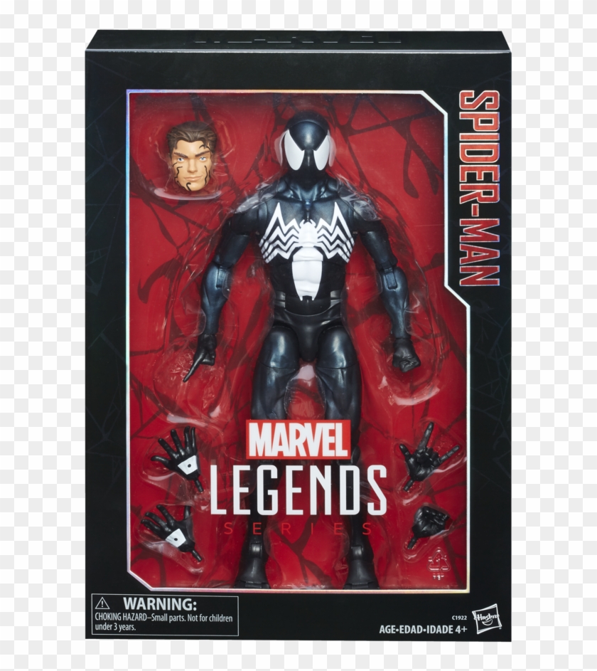 Symbiote Spider-man - Spiderman Marvel Legends Series, HD Png Download -  900x900(#882645) - PngFind