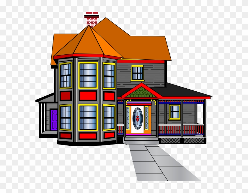 Cartoon Mansion Clipart - Land to FPR