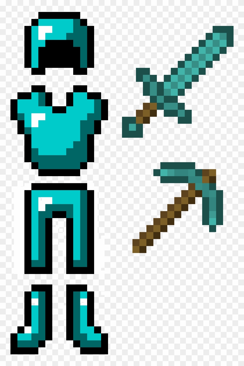 minecraft diamond armor template