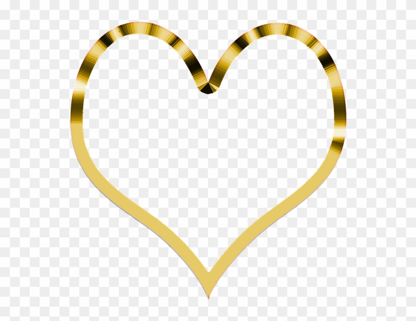 Symbol, Heart, Love, Symbolism, Background, Gold - Transparent Background  Golden Heart Png, Png Download - 793x720(#93540) - PngFind