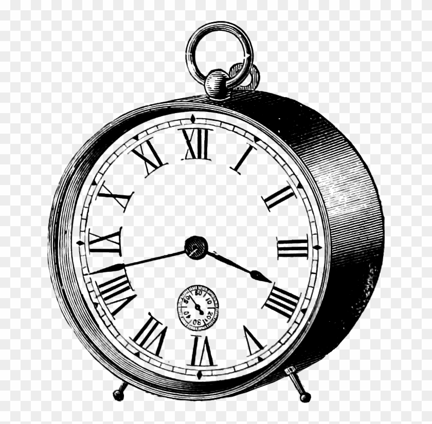 old fashioned clock clipart png