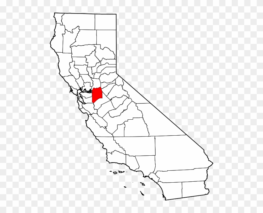 Map Of California Highlighting San Francisco County - Map Of Pacific ...