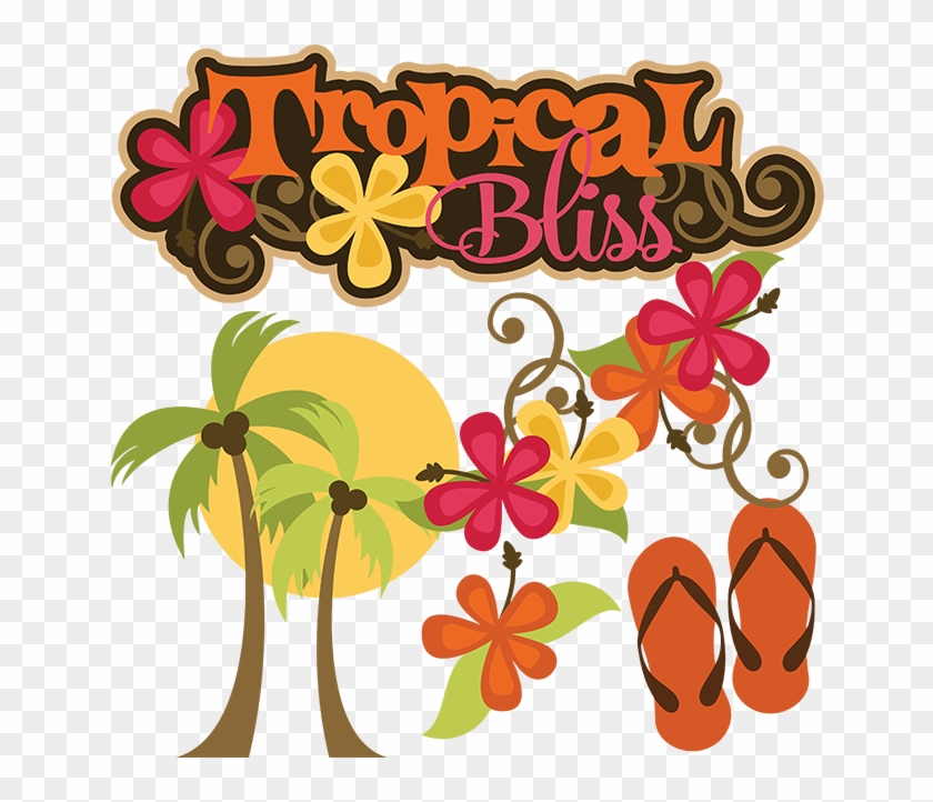 Download Tropical Bliss Svg Beach File Flip Flop Cute Clipart Vacation Hd Png Download 648x642 914516 Pngfind