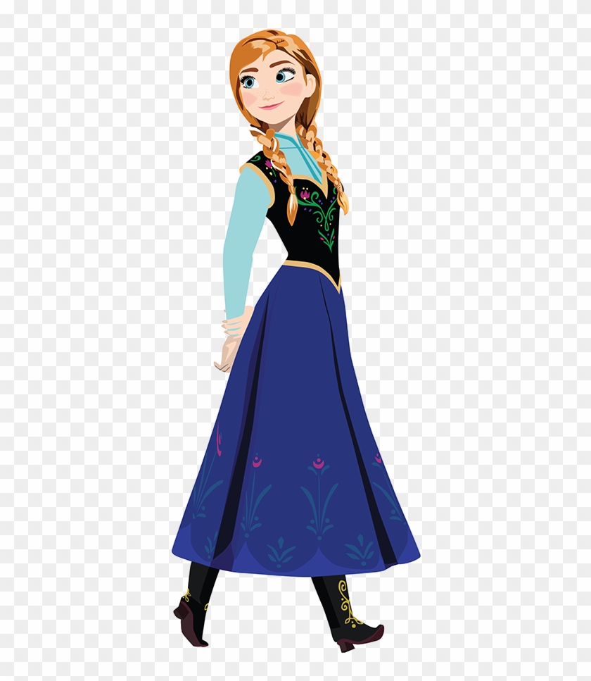 Frozen-elsa And Anna Vector Sketches On Behance - Frozen Anna Png, Transparent Png 