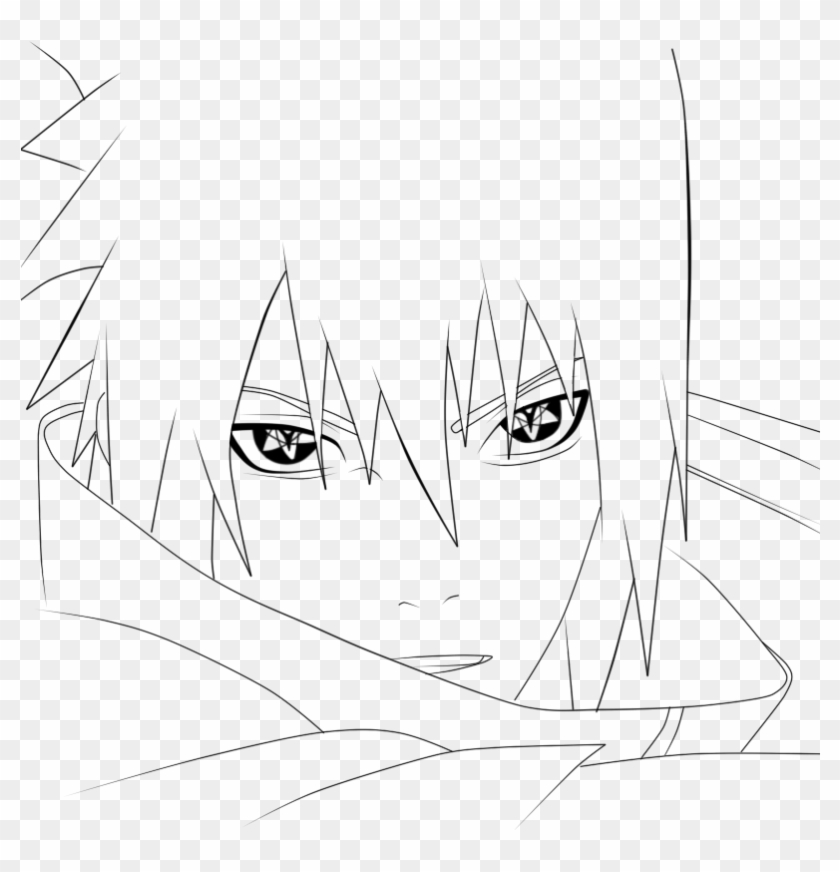 Rinnegan Sasuke Png - Face Sasuke Rinnegan Drawings, Transparent Png