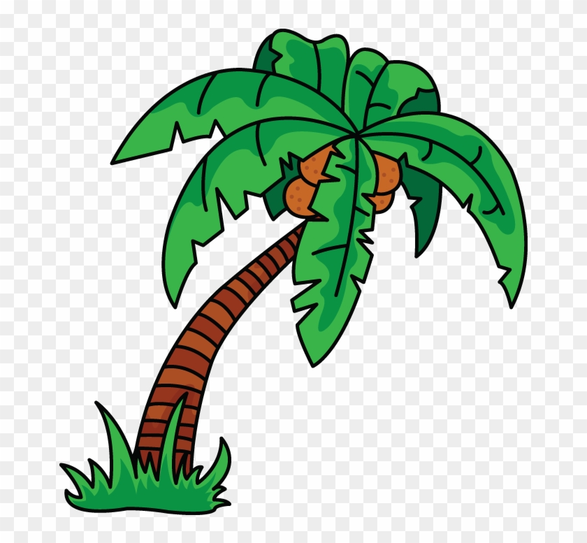 Scarce Palm Tree Drawing How To Draw A Easy Step By - Draw Palm Trees ...
