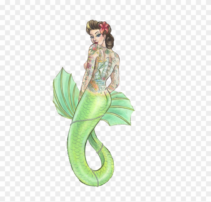 39 Cool Mermaid Tattoos On Back  Tattoo Designs  TattoosBagcom