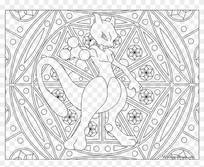 Pokemon Coloring Pages Mewtwo | Colorpaints.co