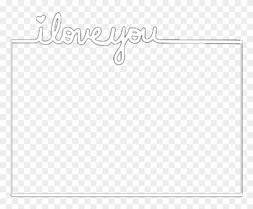 iloveyou white box rectangle square whitesquare border line art hd png download 1024x1021 954873 pngfind iloveyou white box rectangle square