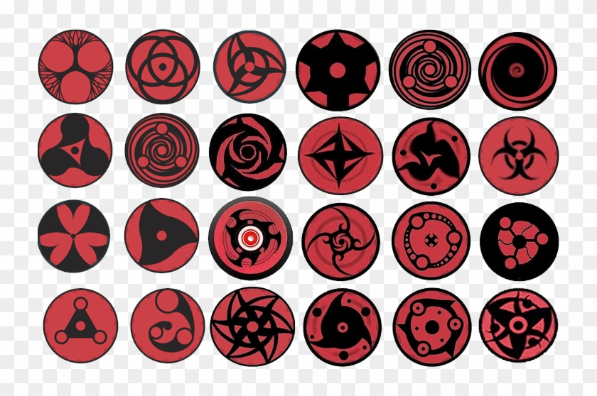 Todos Los Sharingans Con Nombre - Mangekyou Sharingan, HD Png Download ...